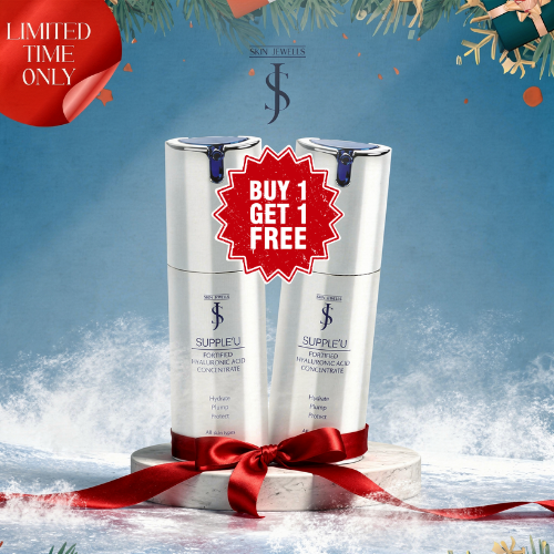 Skin Jewells Supple'U Skin Serum – Face Serum for Brightening & Glowing Skin, Fortified with Hyaluronic Acid, Niacinamide, Alpha Arbutin & Mulberry Extract – Hydrates, Firms & Enhances Radiance